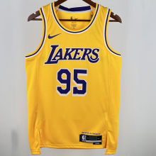 2024/25 Lakers TOSCANO #95 Yellow NBA Jerseys