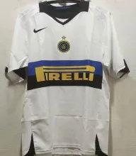 2005/06 In Milan Away White Retro Soccer Jersey