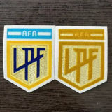 植绒 Argentina Superliga Argentina de Fútbol Flocking Gold Patch 阿根廷联赛金臂章 (You can buy it Or tell me to print it on the Jersey )