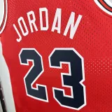 1984/1985 Bulls JORDAN #23 Red Retro NBA Jerseys 热压