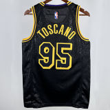 2024/25 Lakers TOSCANO #95 Black NBA Jerseys