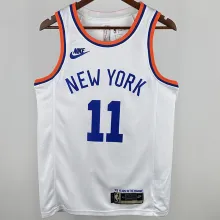 NY Knicks BRUNSON #11 White 75th Retro NBA Jerseys 75周年