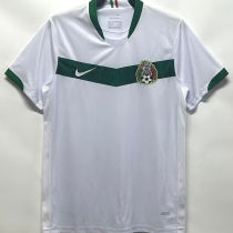 2006 Mexico Away White Retro Soccer Jersey