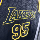 2024/25 Lakers TOSCANO #95 Black NBA Jerseys