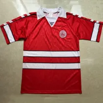 1988 Denmark Home Red Retro Soccer Jersey