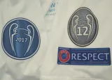2017/18 RM Home White Retro Player Version Long Sleeve Jersey 球员版带胸前章