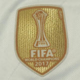 2017/18 RM Home White Retro Player Version Soccer Jersey 球员版带胸前章