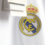 2017/18 RM Home White Retro Player Version Long Sleeve Jersey 球员版带胸前章