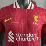 2024/25 LFC Home Red Player Version Soccer Jersey