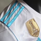 2017/18 RM Home White Retro Player Version Long Sleeve Jersey 球员版带胸前章