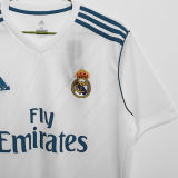 2017/18 RM Home White Retro Fans Soccer Jersey
