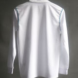 2017/18 RM Home White Retro Player Version Long Sleeve Jersey 球员版带胸前章