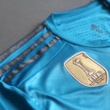 2017/18 RM Third Retro Player Version Long Sleeve Soccer Jersey 球员版带胸前章