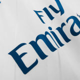 2017/18 RM Home White Retro Fans Soccer Jersey