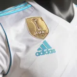 2017/18 RM Home White Retro Player Version Long Sleeve Jersey 球员版带胸前章