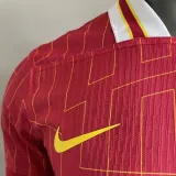 2024/25 LFC Home Red Player Version Soccer Jersey