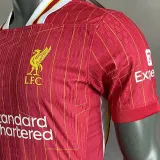 2024/25 LFC Home Red Player Version Soccer Jersey