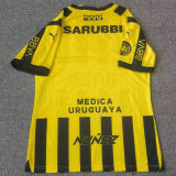 2024/25 Atletico Penarol Home Fans Soccer Jersey 背后上下都有广告