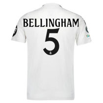 BELLINGHAM #5 RM 1:1 Quality Home Fans Jersey 2024/25 （UCL Font) ★★