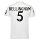 BELLINGHAM #5 RM 1:1 Quality Home Fans Jersey 2024/25 （UCL Font) ★★