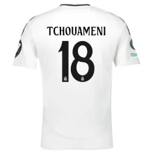 TCHOUAMENI #18 RM 1:1 Quality Home Fans Jersey 2024/25 （UCL Font) ★★