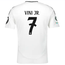 VINI JR． #7 RM 1:1 Quality Home Fans Jersey 2024/25 （UCL Font) ★★