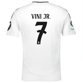 VINI JR． #7 RM 1:1 Quality Home Fans Jersey 2024/25 （UCL Font) ★★