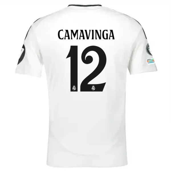 CAMAVINGA #12 RM 1:1 Quality Home Fans Jersey 2024/25 （UCL Font) ★★