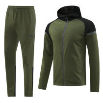 2024/25 Puma Blackish Green Hoody Zipper Jacket Tracksuit