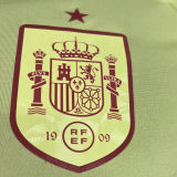 2024/25 Spain Away Yellow Player Version Soccer Jersey