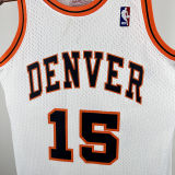 2006/07 Nuggets ANTHONY #15 White Retro NBA Jerseys 热压