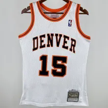 2006/07 Nuggets ANTHONY #15 White Retro NBA Jerseys 热压