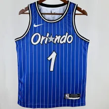 2019 Magic MCGRADY #1 Sapphire Blue Retro NBA Jerseys