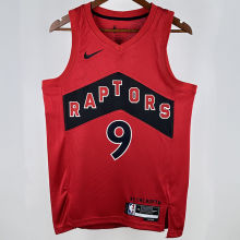 2023 Toronto Raptors BARRETT #9 Red NBA Jerseys