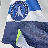 2024/25 Timberwolves White NBA Cotton Pants