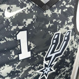 Spurs WEMBANYAMA #1 NBA Jerseys