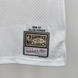 2006/07 Nuggets IVERSON #3 White Retro NBA Jerseys 热压
