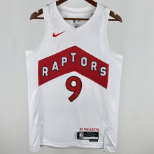 2023 Toronto Raptors BARRETT #9 White NBA Jerseys