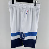 2024/25 Timberwolves White NBA Cotton Pants