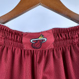2024/25 Miami Heat Red NBA Cotton Pants