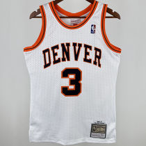 2006/07 Nuggets IVERSON #3 White Retro NBA Jerseys 热压