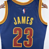 2011/12 Cleveland JAMES #23 Sapphire Blue Retro NBA Jerseys 热压