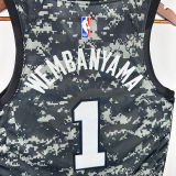 Spurs WEMBANYAMA #1 NBA Jerseys
