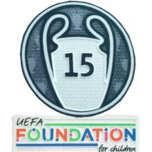 15 UEFA Champion League New Sleeve Patch 15字杯+ 公平条 (You can buy it alone OR tell us which jersey to print it on. )