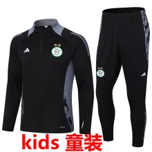 2024/25 Algeria Black Kids Sweater Tracksuit