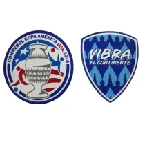 2024 Copa America 美洲杯右+VIBRA 左 (You can buy it alone OR tell us which jersey to print it on. )
