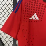 2024/25 Chile Home Red Fans Soccer Jersey