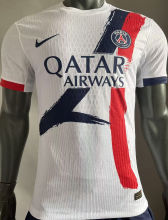2024/25 PSG Away White Player Version Soccer Jersey