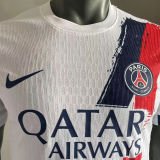 2024/25 PSG Away White Player Version Soccer Jersey