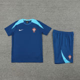 2025 Portugal Sapphire Blue Training Jersey(A Set)